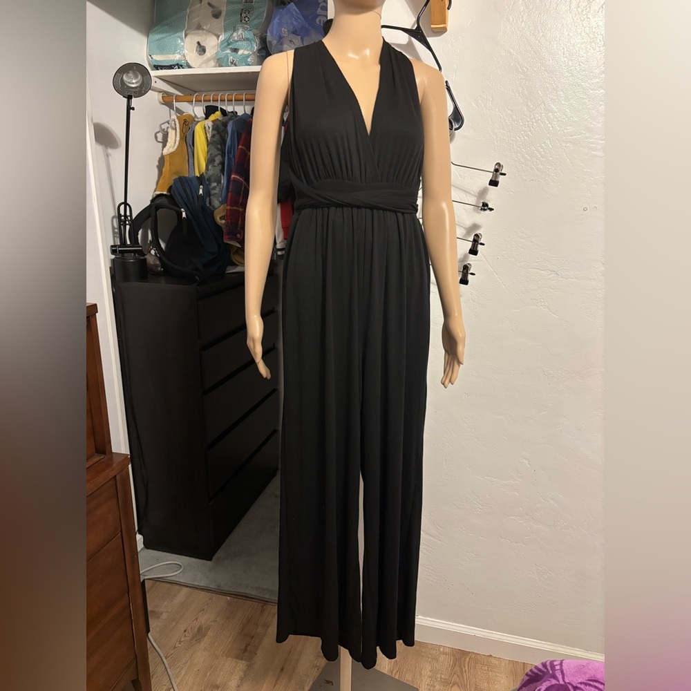 Cider Classic cross top Black Jumpsuit medium
